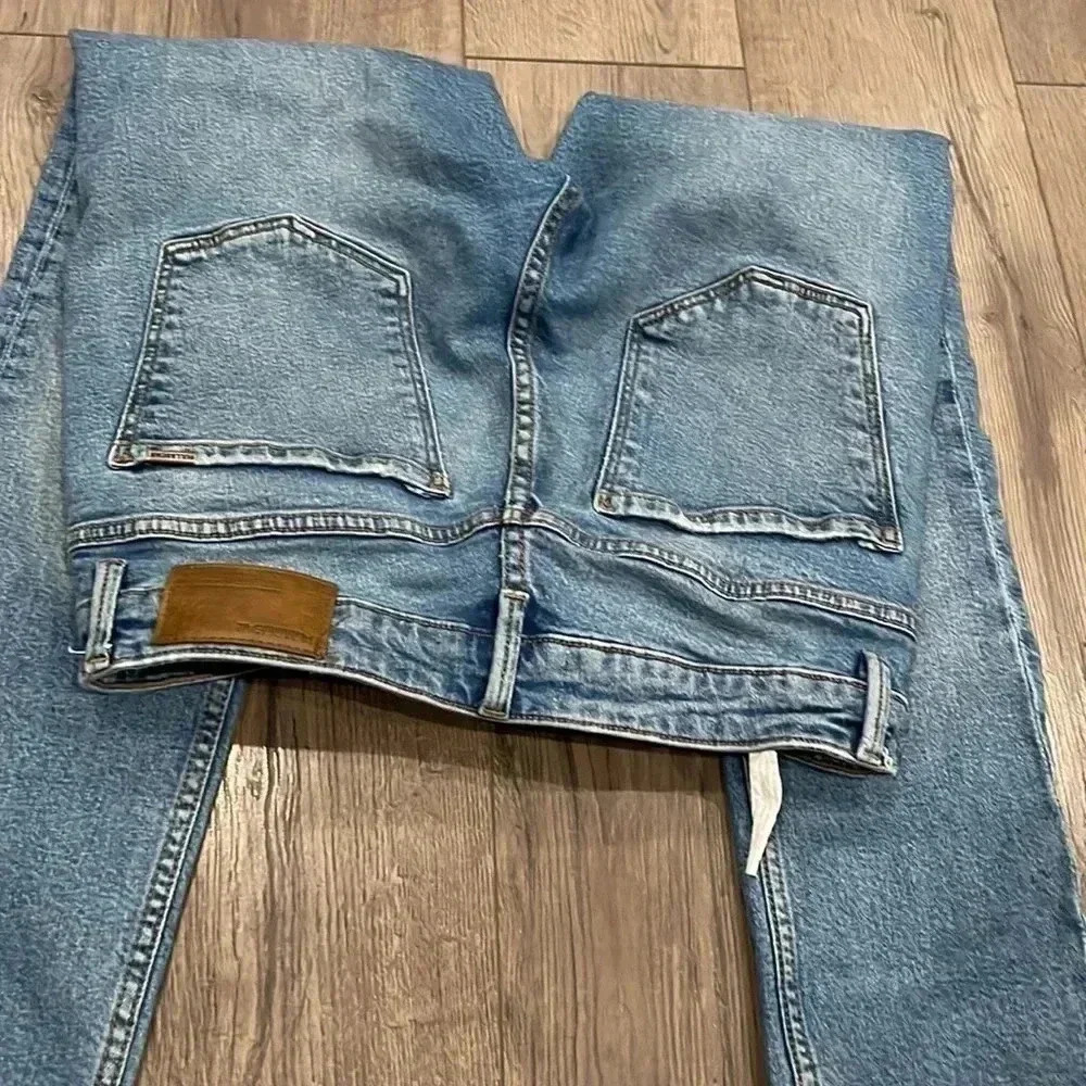 Pull & Bear Straight Fit Mid Rise  Light washed Jeans- W29L27 - Picture 3 of 3